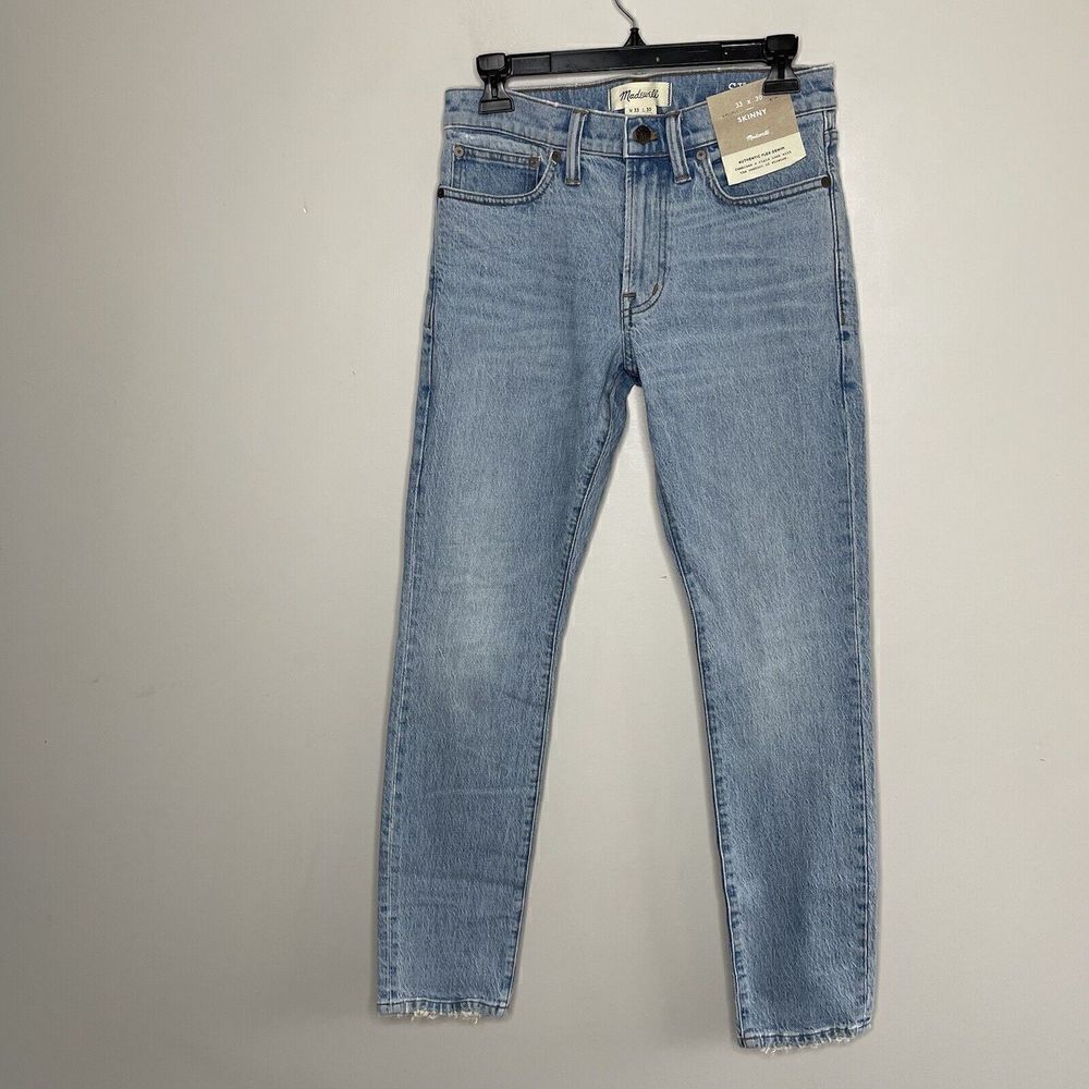 MADWELL Mens Skinny-Fit Flex Denim Jeans NEW Stretch NA989 Actual: 28 x 30